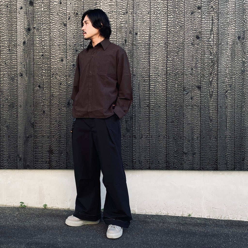 EVD Basic Pocket L/S Shirt #Brown [GOOPI-26AW-SEP-01]
