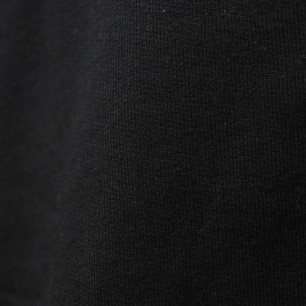 HEAVY WEIGHT FULL ZIP HOODED SWEAT SHIRT ( TYPE-2 ) #BLACK [25FW-WMC-SS02]