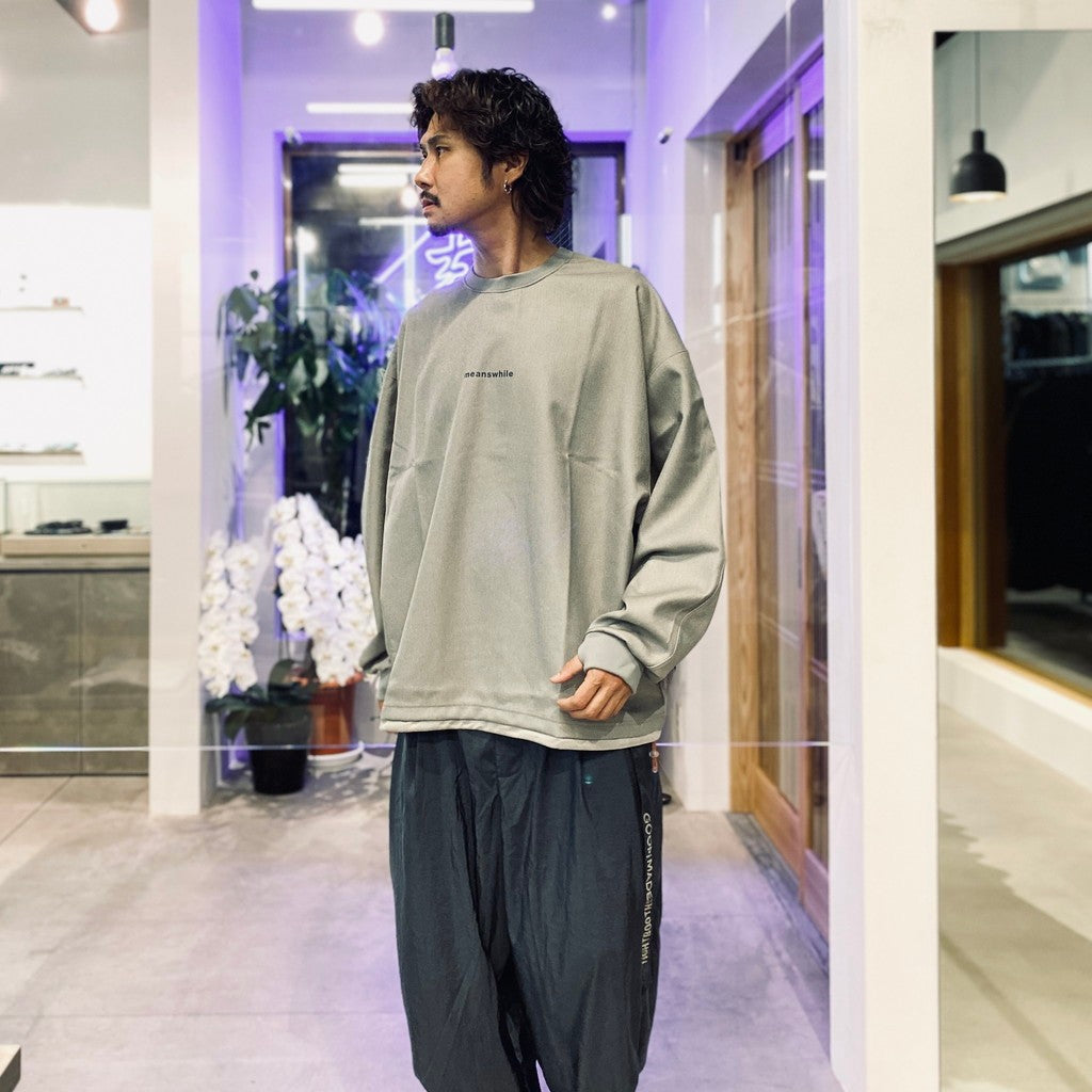 meanswhile | “MW-C1” 1932 “THE DRM” Nova Crewneck #Ash [GOOPI-25AW-SEP-01]