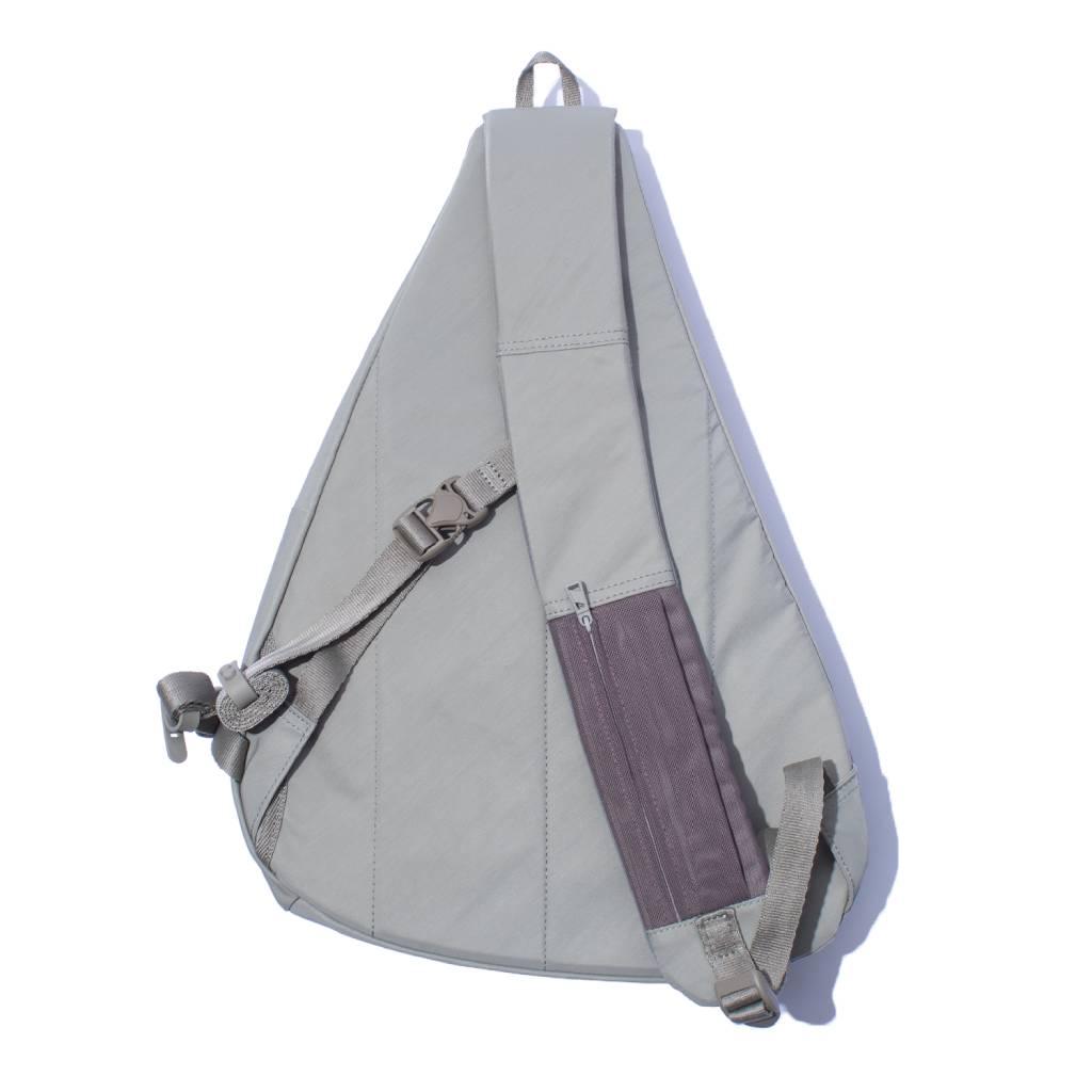 TEXTURED TWILL LAYERED SLINGER BAG #BEIGE [FTT36262B0009]