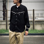 西部長袖襯衫 #黑色 [25FW-WMS-WS01]