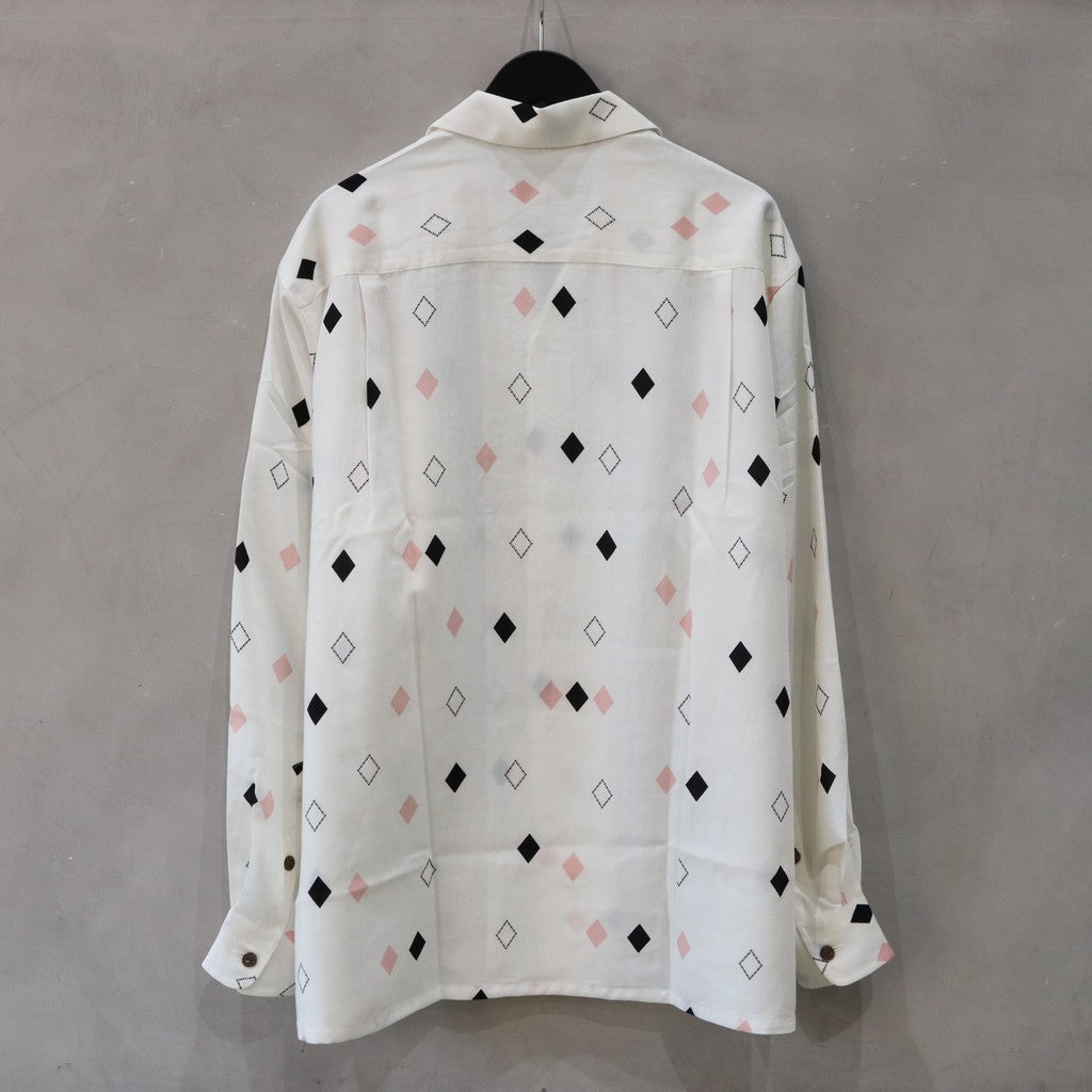 HAWAIIAN SHIRT L/S ( TYPE-3 ) #WHITE [24FW-WMS-HI04]