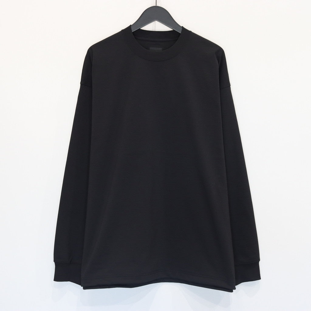 TECH DRAWSTRING TEE L/S #BLACK [BE-31025W]