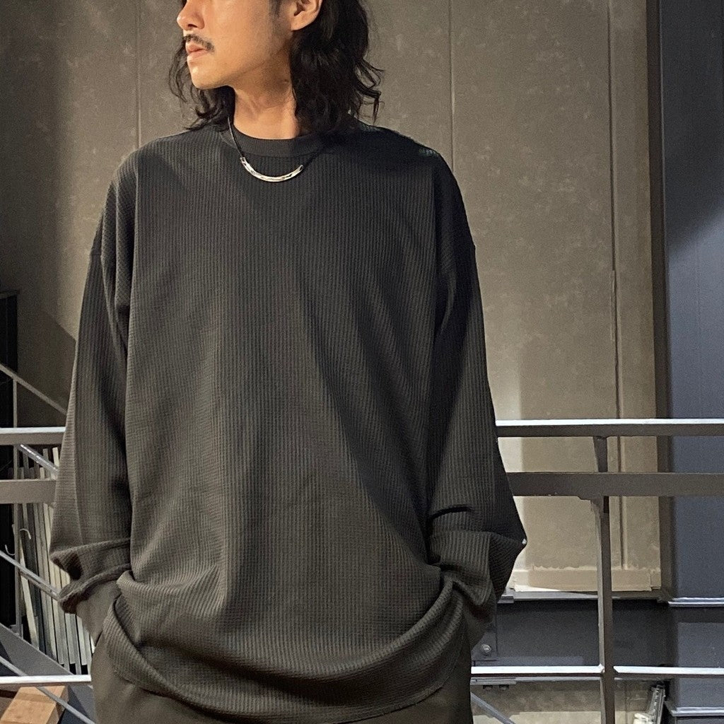 Triangle Leather Necklace -Black- #BLACK/SILVER [XOLN001-45-BLK]