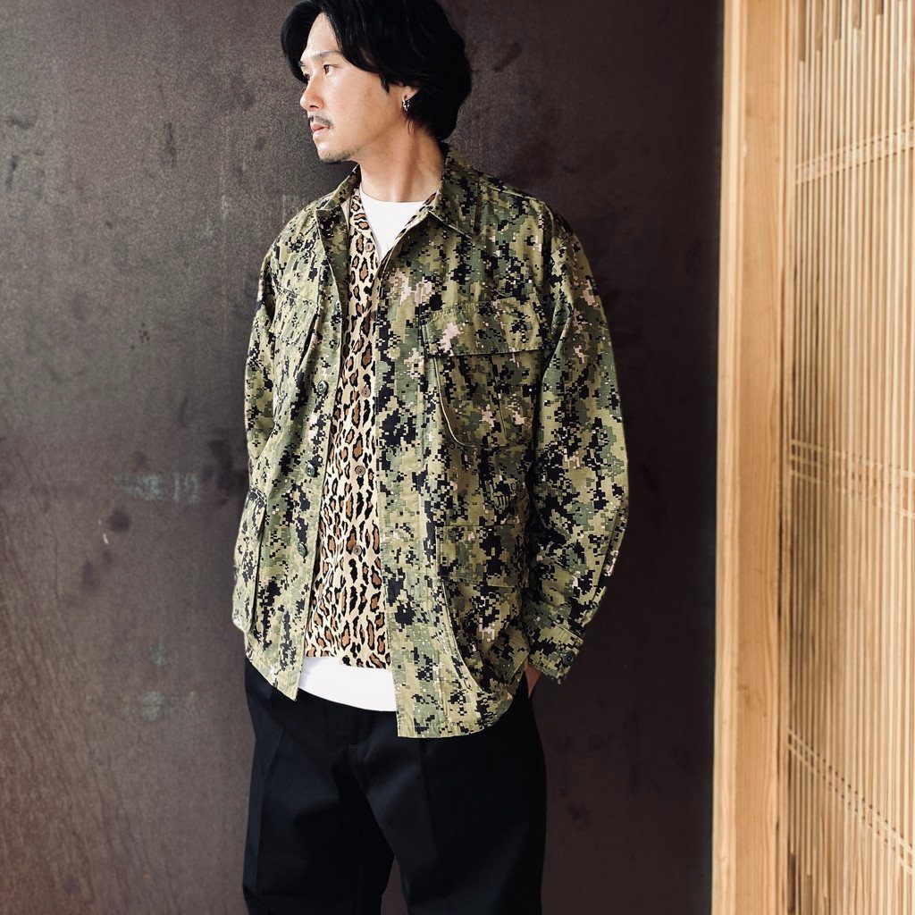 DIGITALCAMO FATIGUE JACKET #KHAKI [26FWE-WMO-ML03]