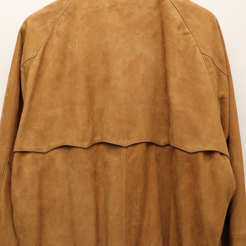 BARACUTA | G9 SUEDE LEATHER HARRINGTON JACKET #BEIGE [25FW-WMO
