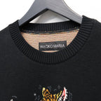 TIM LEHI | JACQUARD SWEATER #BLACK [26SS-WMK-KN07]