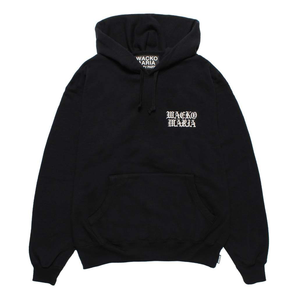 HEAVY WEIGHT PULLOVER HOODED SWEAT SHIRT ( TYPE-2 ) #BLACK [25FW-WMC-SS04]
