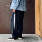 Ventilation Wide Slacks #Navy [SD26F-PT04]