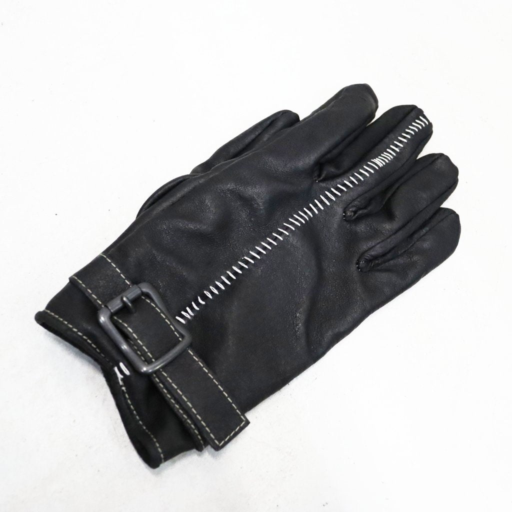 Artisan's Hand-stuffed (VEGETABLE TANNING PIG LEATHER) #BLACK [M-P4-AC2]