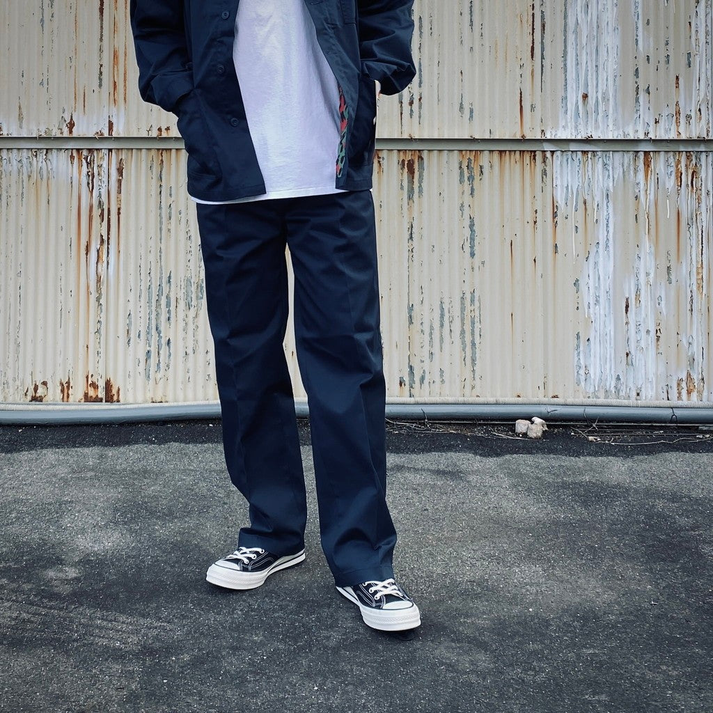 DICKIES | PLEATED TROUSERS #NAVY [26SS-WMP-DC01] - cocorozashi