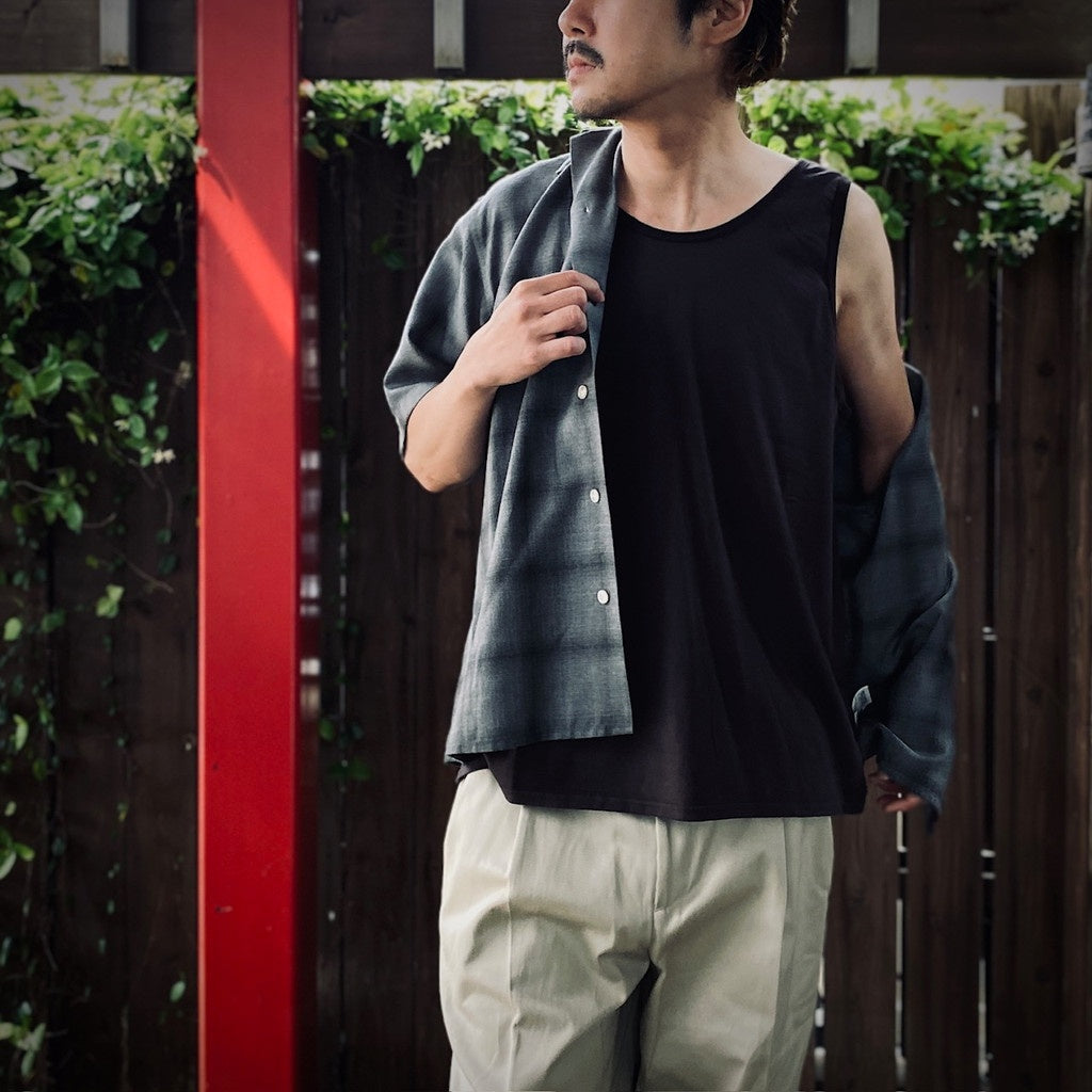 ESSENTIAL TANKTOP #CHARCOAL [C0713908]