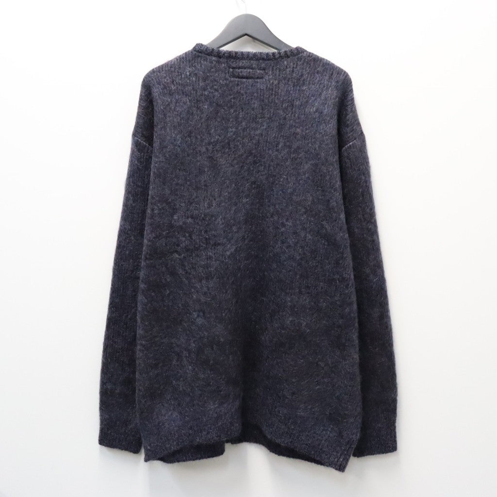 MIX MOHAIR CARDIGAN #PURPLE [26FW-WMK-KN04]