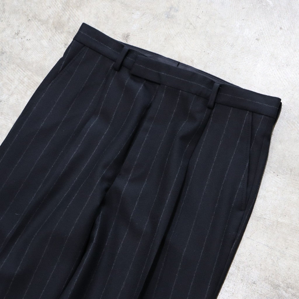 SINGLE BREASTED JACKET ( TYPE-8 ) &amp; TROUSERS #BLACK/GRAY STRIPE [24FW-WMO-SU08 / 24FW-WMP-TR23]