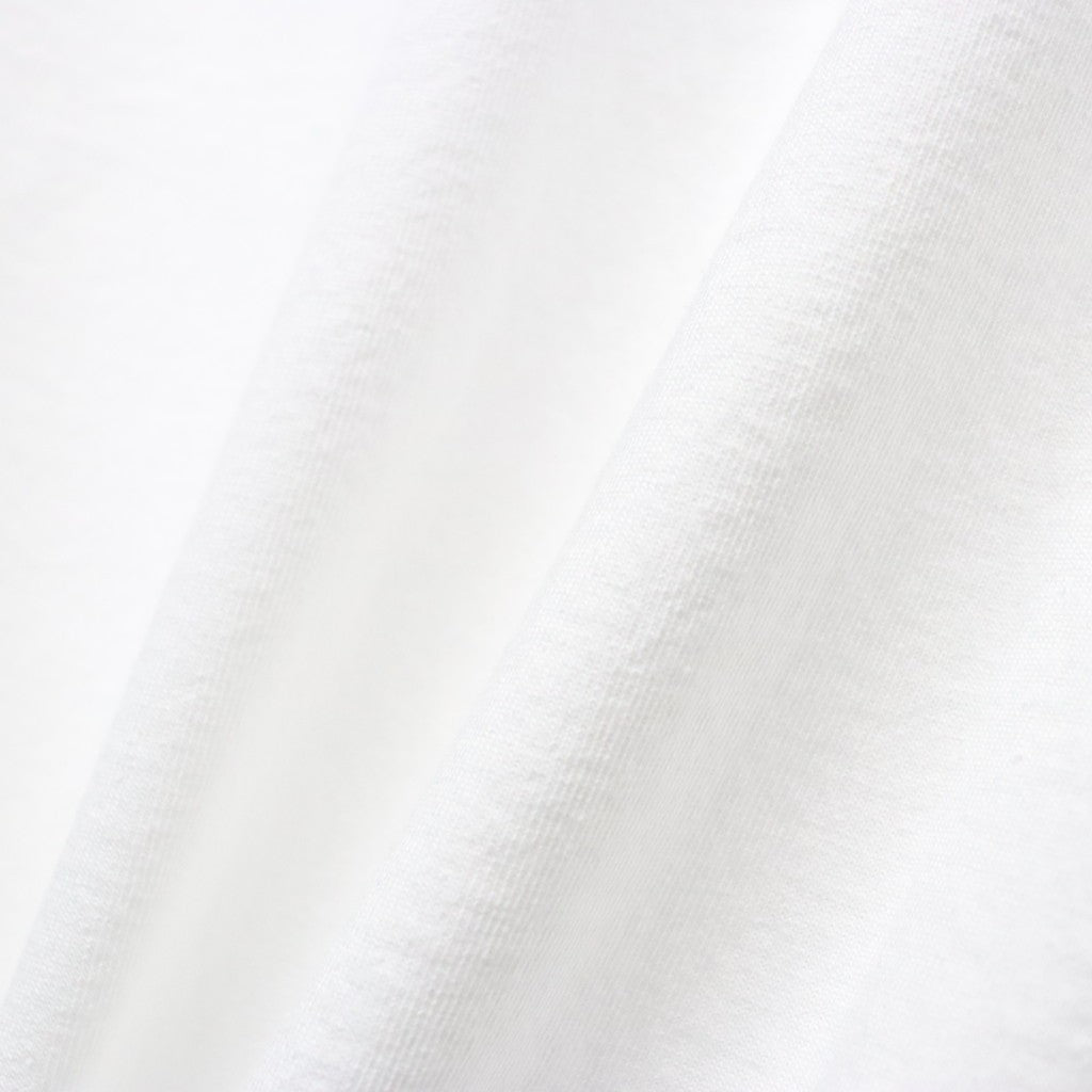 WASHED HEAVY WEIGHT CREW NECK T-SHIRT ( TYPE-7 ) #WHITE [26SS-WMT-WT08]
