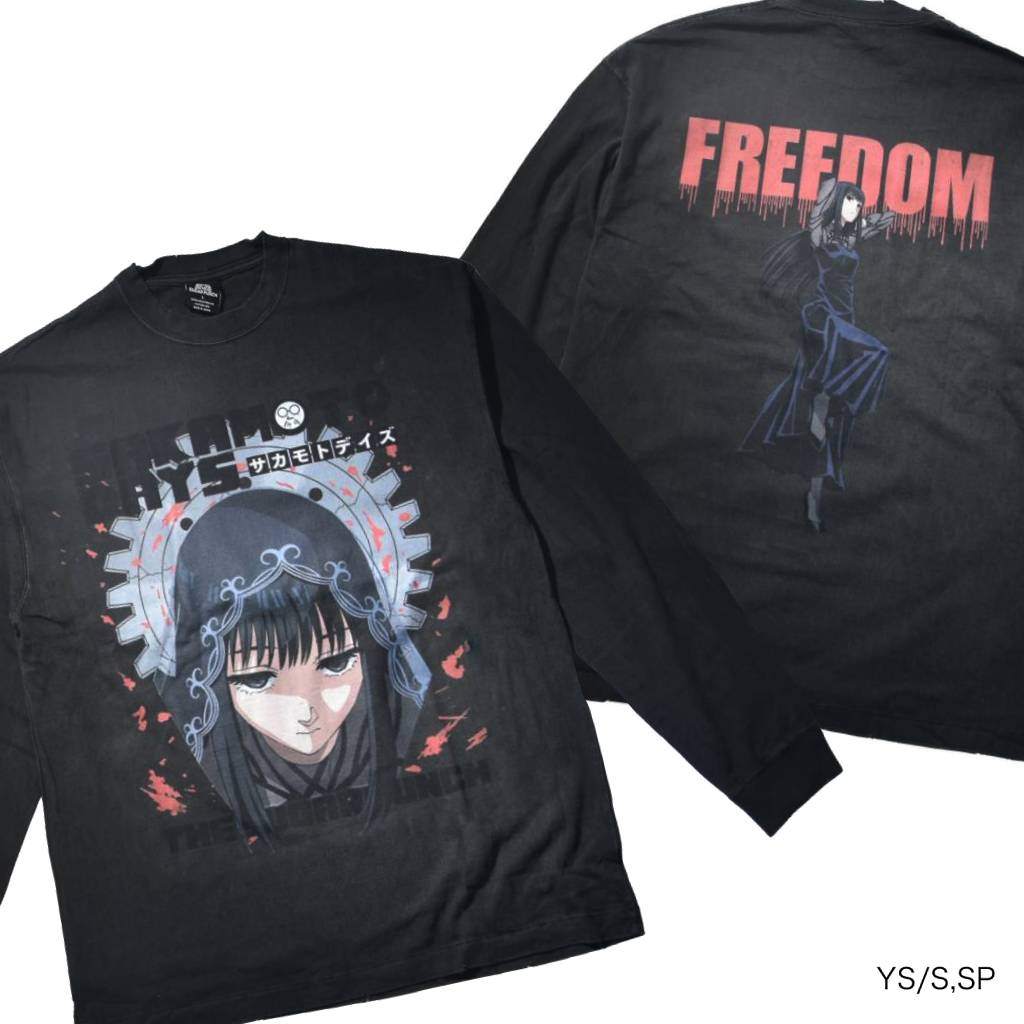 SAKAMOTO DAYS | L/S T-Shirt (OSARAGI) #BLACK [TSDM25SM008]