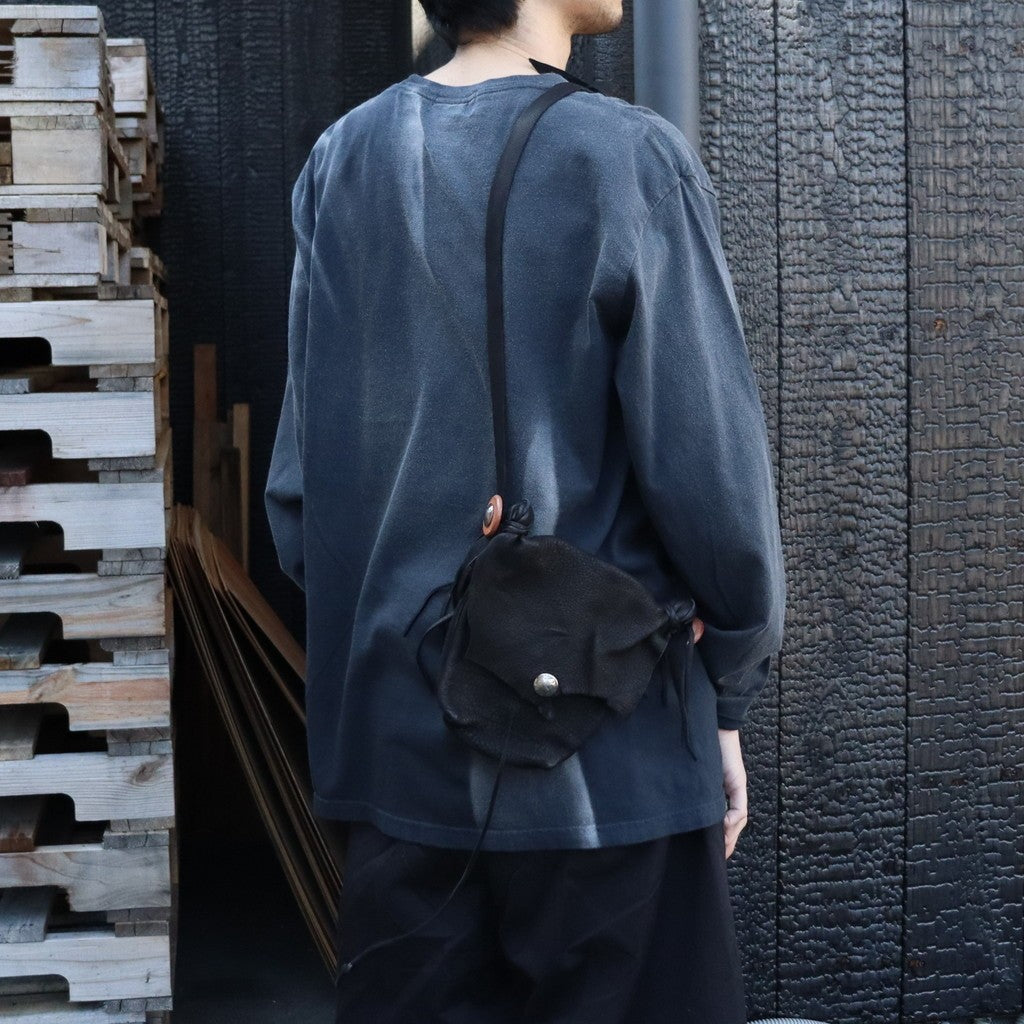 DEER SKIN BAG #BLACK [BW-DSB] - cocorozashi 三重県四日市市の