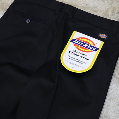 DICKIES | 百褶长裤 #黑色 [24FW-WMP-DC01]