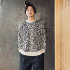 LEOPARD JACQUARD SWEATER ( TYPE-2 ) #IVORY [26SS-WMK-KN17]