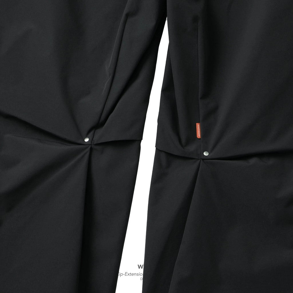 WX-P1 Zip-Extentsion Wide Trousers #D-Gray [GOOPI-26SS-MAY-01]
