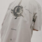 M001-G 「LAB-93」 Graphic Tee #BEIGE [GOOPI-24SS-APR-02]
