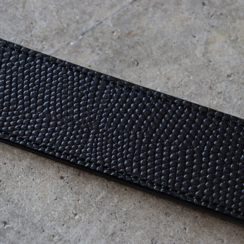 LEATHER BELT ( TYPE-2 ) #BLACK [WMGP-BL04]