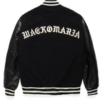 LEATHER VARSITY JACKET -B- -TYPE 2- #BLACK [24SS-WMO-BL10]