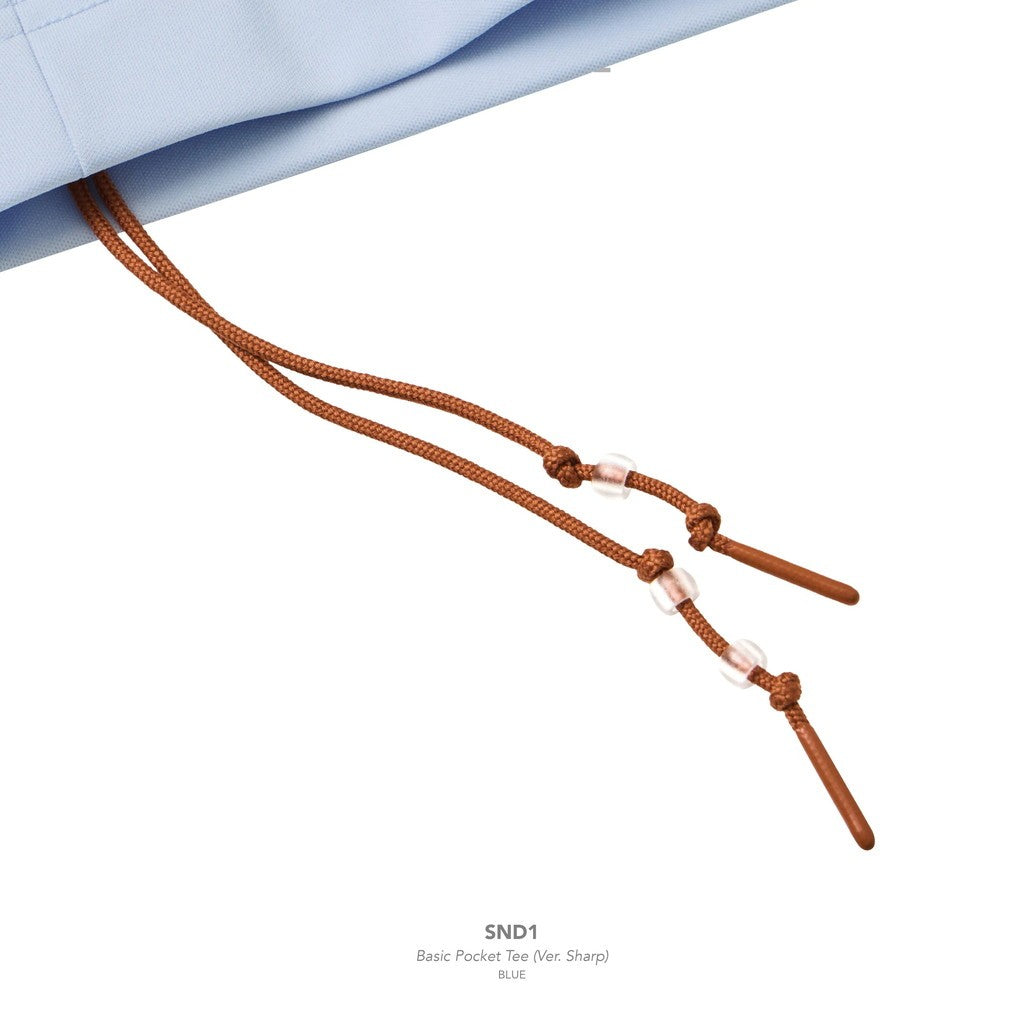 SND1 - Basic Pocket Tee (Ver. Sharp) #Blue [GOOPI-26SS-APR-01]