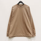 TECH DRAWSTRING L/S TEE #BEIGE [BE-40025]
