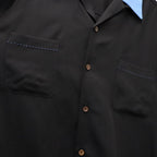 SWITCHING SHIRT L/S #BLUE [26FWE-WMS-OC05]