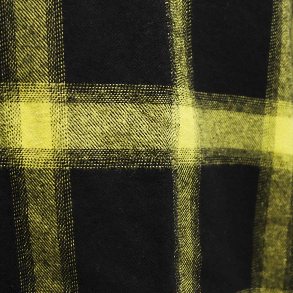 PLAID LS SHIRT #Yellow [FW25-S01]