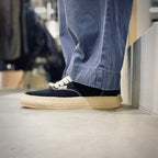 KIEFER / PAST Sole Canvas Low-Top Sneakers #BLACK [S14FW703]