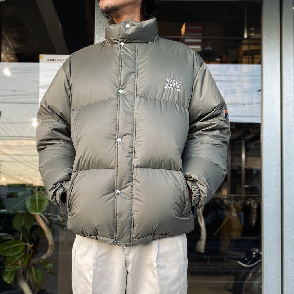 DOWN JACKET グレーグリーン [23FW-WMO-NA04]-