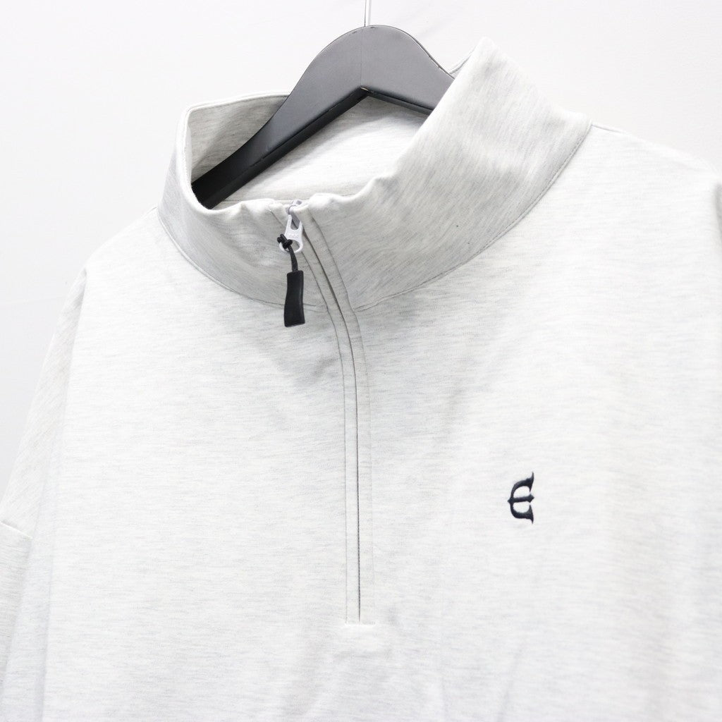 PUNCH HALF ZIP SWEAT #Grey [26SS-SW05] - cocorozashi 三重県四日市