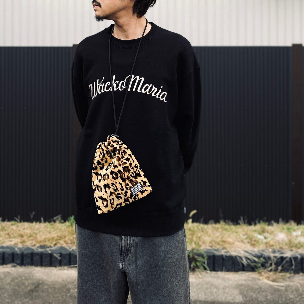 LEOPARD SHOULDER POUCH #BEIGE [25FW-WMA-BG18] - cocorozashi 三重県