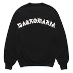 MIDDLE WEIGHT CREW NECK SWEAT SHIRT ( TYPE-2 ) #BLACK [24FW-WMC-SS08]