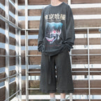 東京喰種 | 長袖T卹（金木研面具）#黑色 [TTGM25SM002]