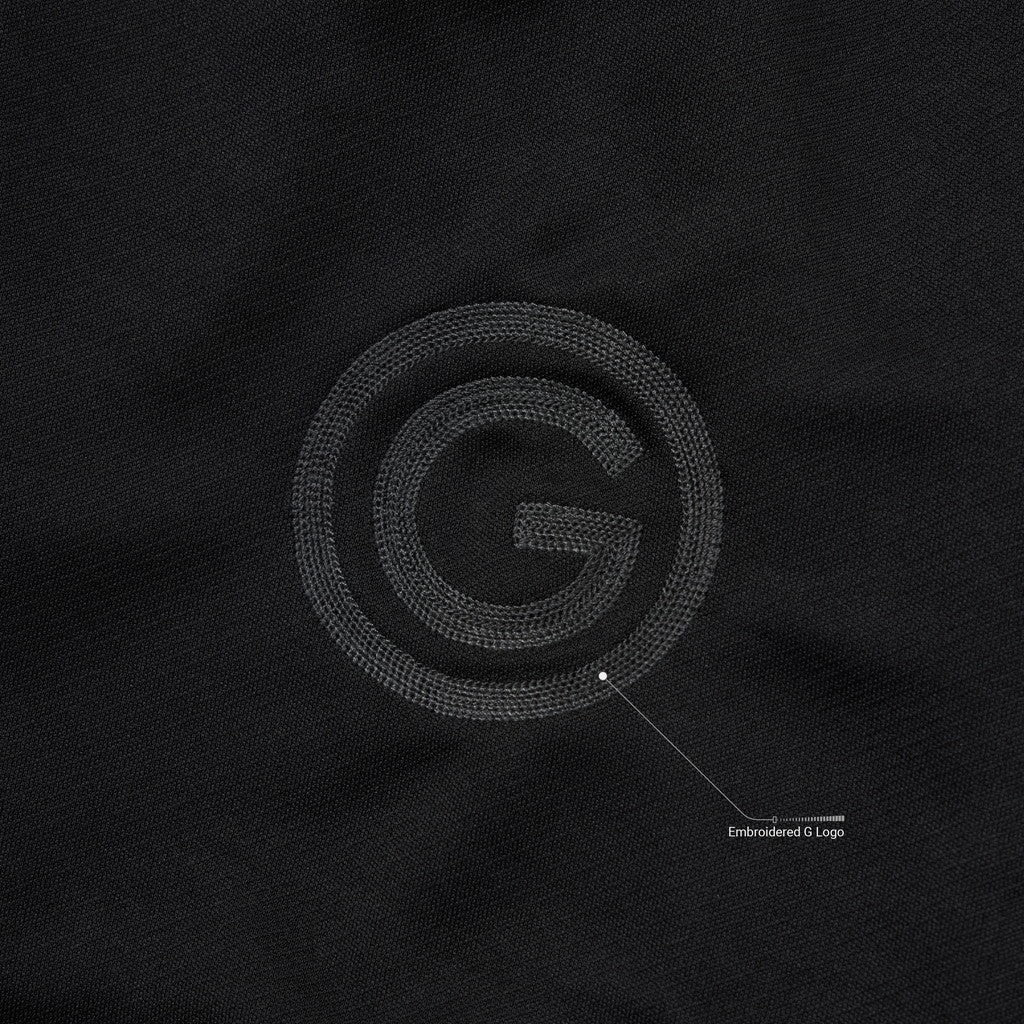 "Rve-S3" Riverside Track Shorts #純黑色 [GOOPI-24SS-AUG-04]