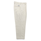 DOUBLE PLEATED CHINO TROUSERS #L-BEIGE [25SS-WMP-PT13]