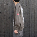 MD Clean Room LIGHT BIG CREW NECK #CHARCOAL [CES29CS28]