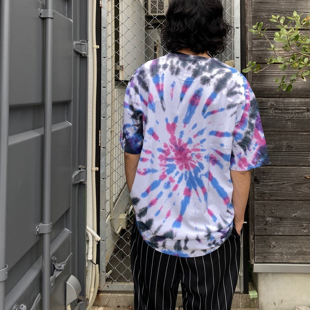 HIGHTIMES | TIE DYE CREW NECK T-SHIRT -TYPE 2- #ONE [HIGHTIMES-WM-TD03-B]