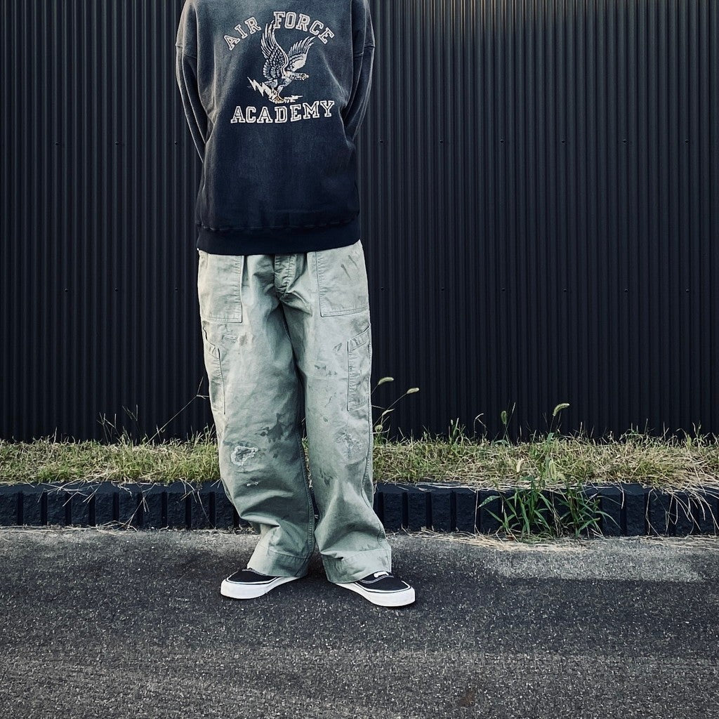 REPAIRED USAF MECHANIC PANTS #AGED SAGE GREEN [BW252-RUMP