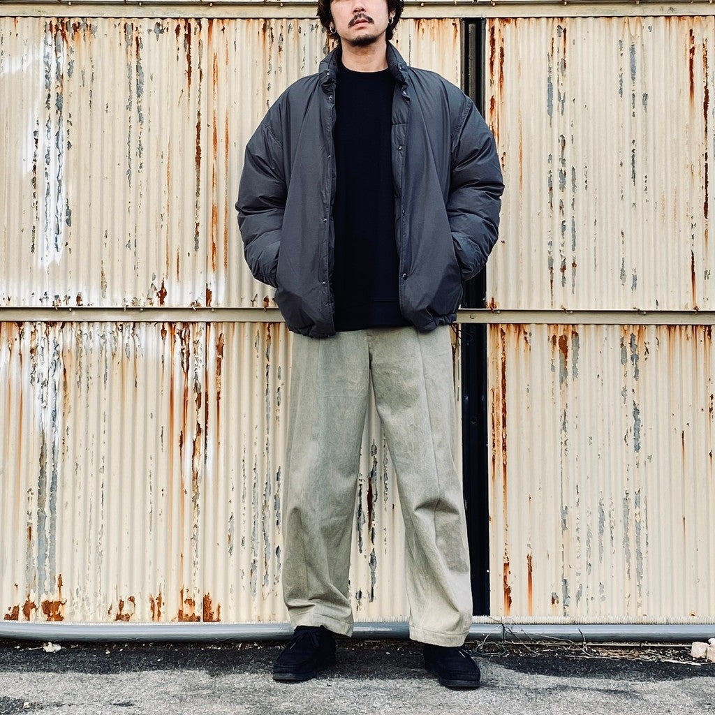 OVERDYE CURVE PANTS #L-INDIGO [AY-1019]