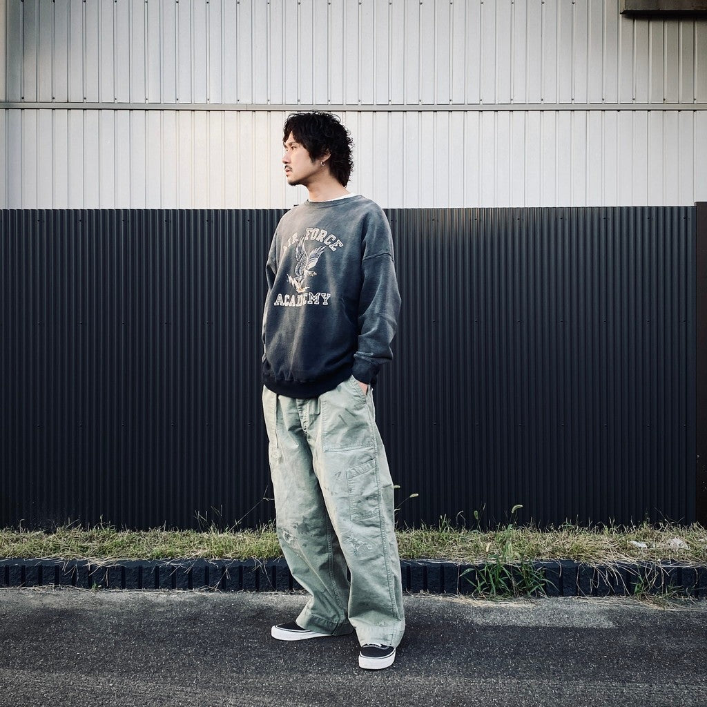 REPAIRED USAF MECHANIC PANTS #AGED SAGE GREEN [BW252-RUMP]