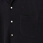 KNIT SHIRT #BLACK [25SS-WMK-KN24]