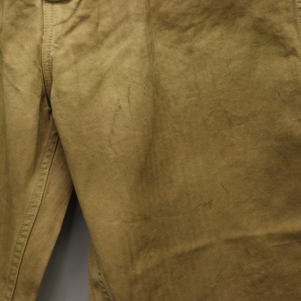 USMC P-41 HBT TROUSERS AGED #OLIVE YELLOW [BW261-U4HT]