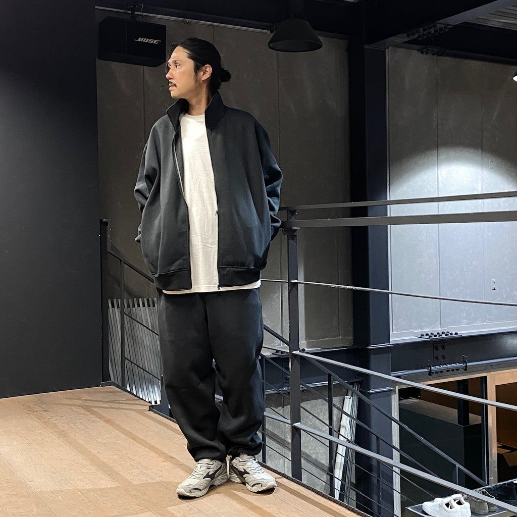 TECH SWEAT STAND ZIP-CARDIGAN #CHARCOAL [BE-54024W]