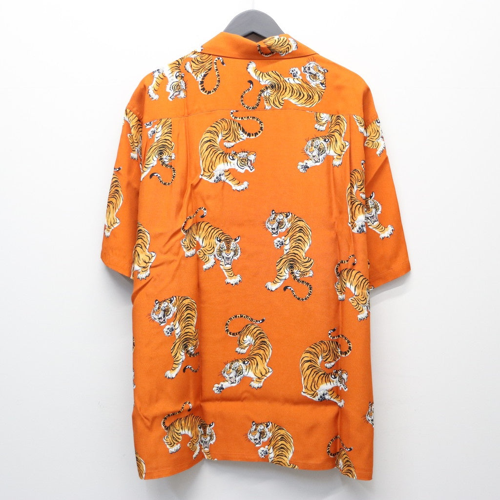 TIM LEHI | HAWAIIAN SHIRT S/S ( TYPE-3 ) #ORANGE [26SSE-WMS-HI04