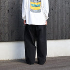 BAGGY PIPE PANTS #Black [SS26-B09]