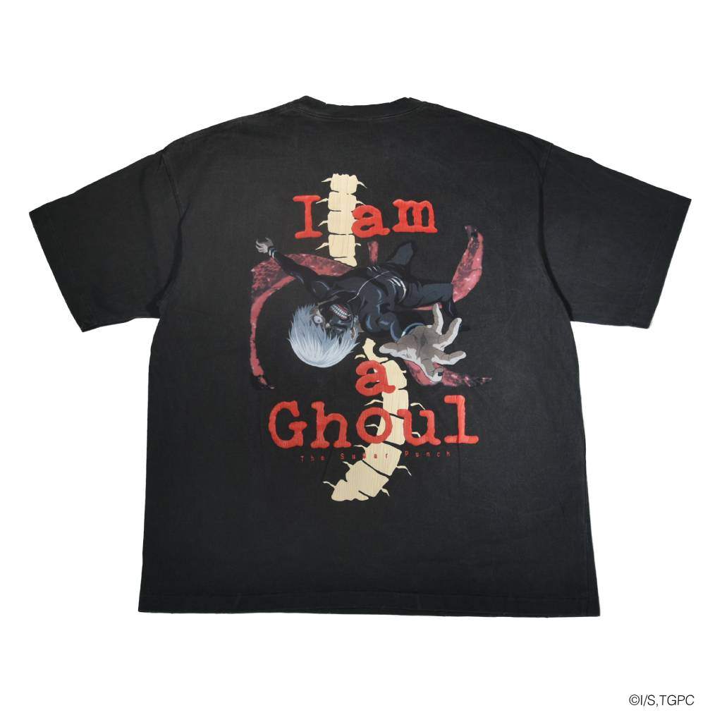 東京喰種 | 短袖T卹（金木研 BACK BORN）#黑色 [TTGM25SM004]